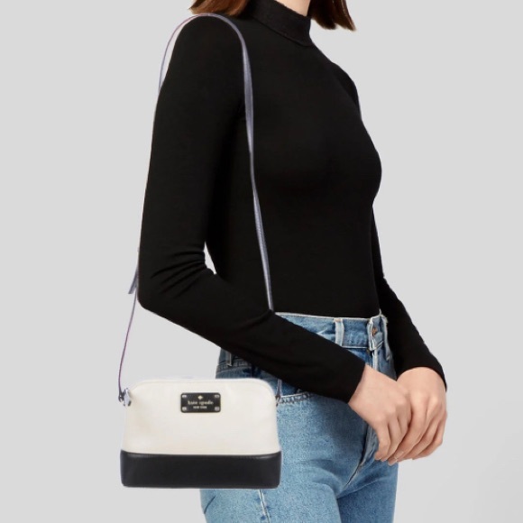 kate spade Handbags - Kate Spade Hanna Berkeley Lane Crossbody Black/Cream